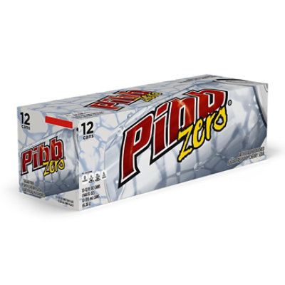 Pibb Zero Sugar Free Pop Cola Pack - 12-12 Oz - Image 1