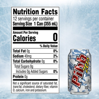 Pibb Zero Sugar Free Pop Cola Pack - 12-12 Oz - Image 3