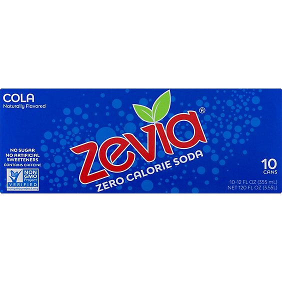 Zevia Zero Calorie Soda - 10-12 Fl. Oz.
