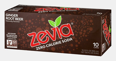 Zevia Ginger Root Beer Zero Sugar Soda - 10-12 Fl. Oz. - Image 4