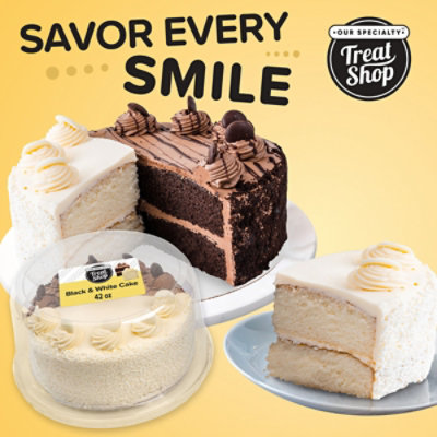 Bakery Cake 8 Inch White & Black - Each - Image 7