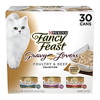 Fancy Feast Cat Food Wet Gravy Lovers Turkey In Roasted Turkey Gravy - 30-3 Oz - Image 1