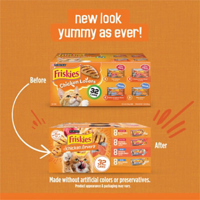 Friskies Variety Wet Cat Food Pack - 32-5.5 Oz - Image 2