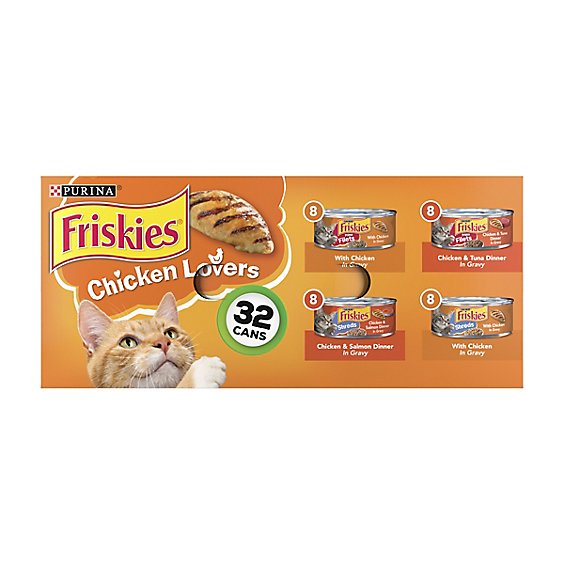 Friskies Variety Wet Cat Food Pack - 32-5.5 Oz