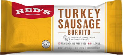 Reds Burrito Turkey Sausage Egg & Three Cheese - 5 Oz - Image 4