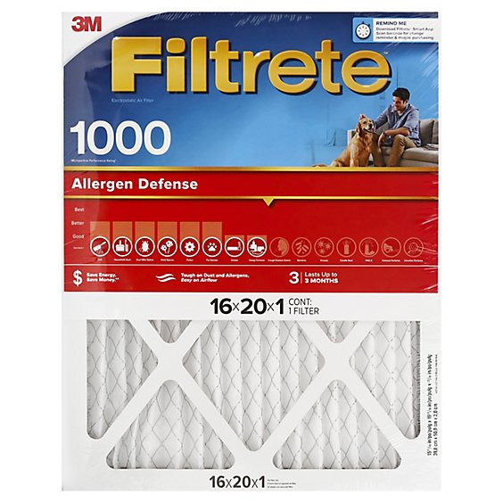 3M Filter 16 X 20 X 1 In - Each