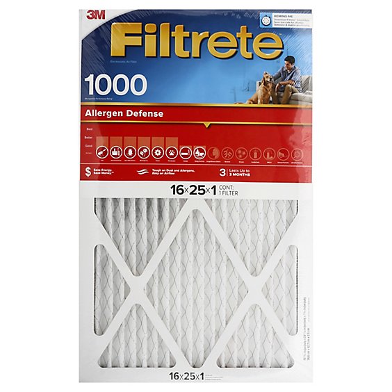 3M Filter 16 X 25 X 1 In - Each