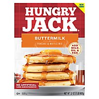 Hungry Jack Pancake & Waffle Mix Buttermilk - 32 Oz - Image 1