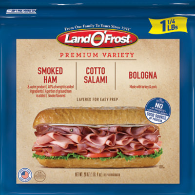 Land O' Frost Premium Variety Classic Italian-Style Lunch Meat - 20 Oz