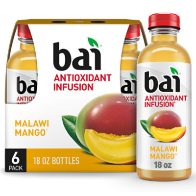 bai Antioxidant Infusion Beverage Malawi Mango 618 Fl. Oz. Safeway