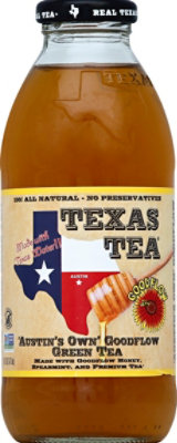 TEXAS TEA Green Tea Austins Own Goodflow - 16 Fl. Oz.