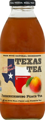 TEXAS TEA Peach Tea Frederickburg - 16 Fl. Oz.