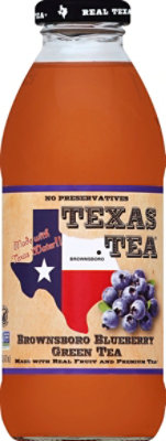 TEXAS TEA Green Tea Brownsboro Blueberry - 16 Fl. Oz. - Image 2