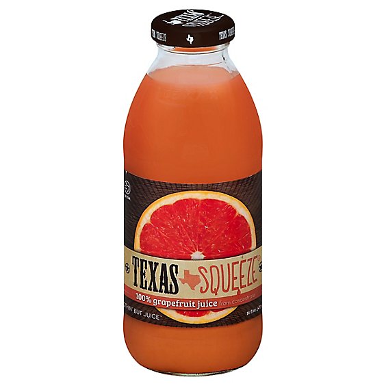 Texas Squeeze 100 % Grapefruit Juice - 16 Fl. Oz.