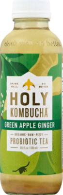 Holy Kombucha Green Apple Ginger - 16.9 Fl. Oz. - Image 1