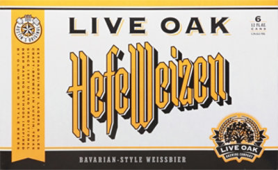 Live Oak Hefe In Cans - 6-12 Fl. Oz. - Image 4