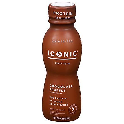ICONIC Protein Drink Chocolate Truffle - 11.5 Fl. Oz. - Image 3