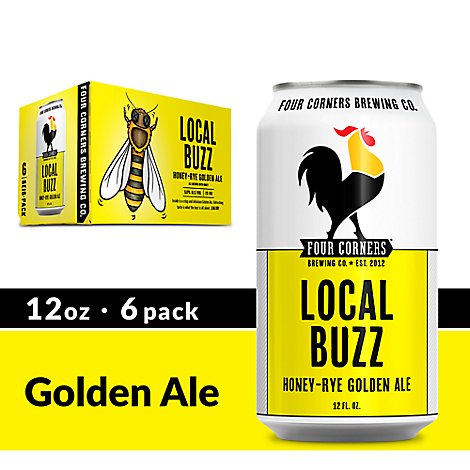 Four Corners Local Buzz Golden Ale In Cans - 6-12 Fl. Oz.