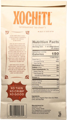 Xochitl Corn Chips Mexican Style White Sea Salt - 12 Oz - Image 5