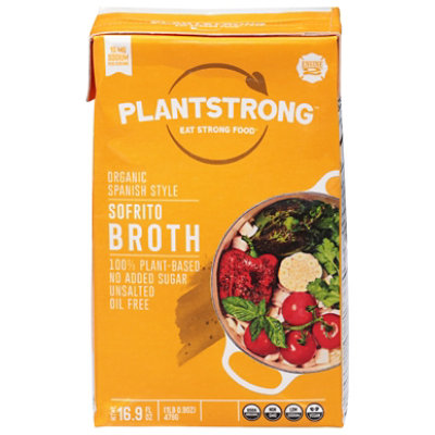 Plantstrong Organic Spanish Style Sofrito Broth - 16.9 Oz - Image 3