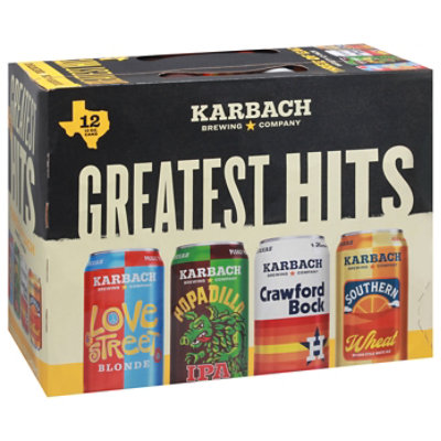 Karbach Greatest Hits Beer Variety Pack Cans - 12-12 Fl. Oz. - Image 1