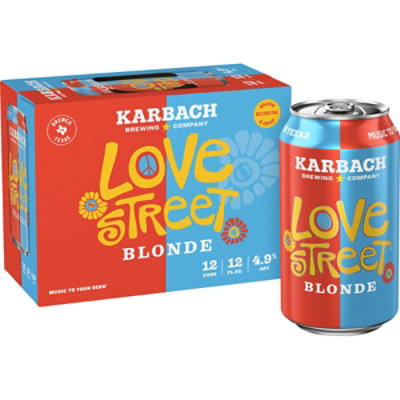 Karbach Love Street Blonde Beer Cans - 12-12 Fl. Oz. - Image 1
