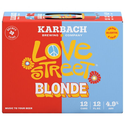 Karbach Love Street Blonde Beer Cans - 12-12 Fl. Oz. - Image 2