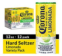 Corona Limonada Gluten Free Variety Pack Hard Seltzer 4.5% ABV Cans - 12 Fl. Oz.