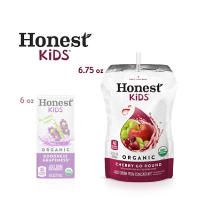 Honest Kids Juice Drink Organic Cherry Goround - 8-6.75 Fl. Oz. - Image 5