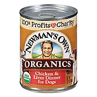 Newmans Own Organics Dog Food Grain Free Chicken & Liver Dinner Can - 12.7 Oz - Image 3