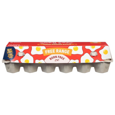 Born Free Eggs Free Range Large Brown - 12 Count - Image 3