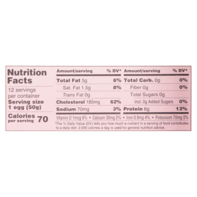 Born Free Eggs Free Range Large Brown - 12 Count - Image 4