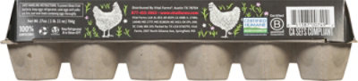 Born Free Eggs Free Range Organic Large Brown - 12 Count - Image 4