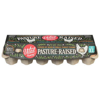 Born Free Eggs Free Range Organic Large Brown - 12 Count - Image 1