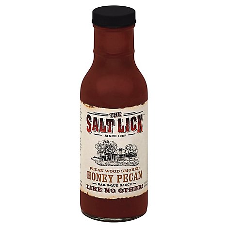 Salt Lick Sauce Bar-B-Que Honey Pecan - 12 Oz