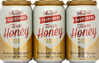 Austin Eastcider Tx Honey In Cans - 6-12 Fl. Oz. - Image 2