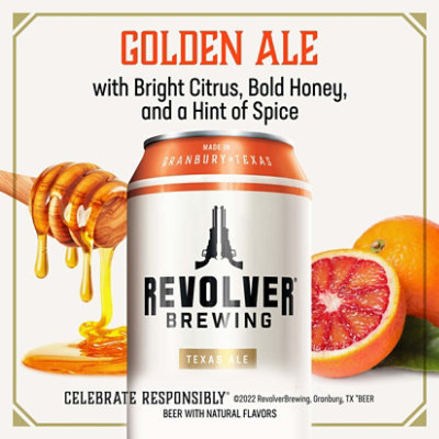 Revolver Blood & Honey Ale Craft American Ale Beer 7% ABV Bottles - 6-12 Fl. Oz. - Image 2