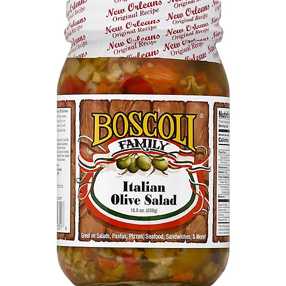 Boscoli Olive Salad Italian - 16 Oz