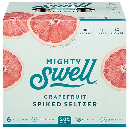 Mighty Swell Grapefruit 6pk In Cans - 6-12 Fl. Oz. - Image 3