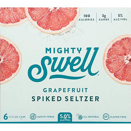 Mighty Swell Grapefruit 6pk In Cans - 6-12 Fl. Oz. - Image 6