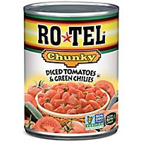 Rotel Chunky Diced Tomatoes And Green Chilies - 10 Oz - Image 2