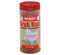 Gordons Grub Seasoning Rub with Tenderizer Old Family Recipe - 13 Oz
