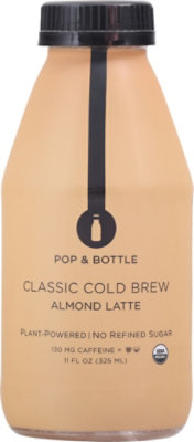 Pop And Bottle Almond Milk Cld Brw Coffe - 12 Fl. Oz. - Image 2