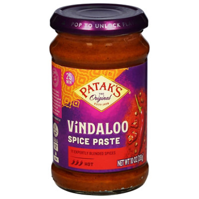 Pataks Paste Curry Spice Vindaloo Hot Jar - 10 Oz - Image 3