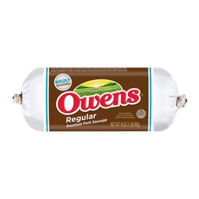 Owen's Regular Sausage - 16 Oz