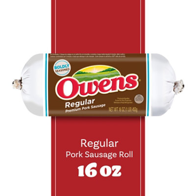 Owen's Regular Sausage - 16 Oz - Image 2