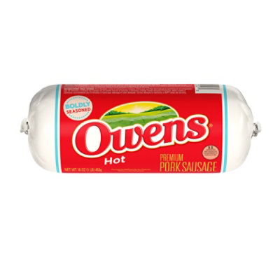 Owens Sausage Hot - 16 Oz - Image 2