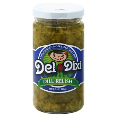 Del Dixi Relish Dill - 12 Fl. Oz. - Image 1