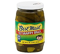 Best Maid Pickles Snappy Dills - 16 Fl. Oz.
