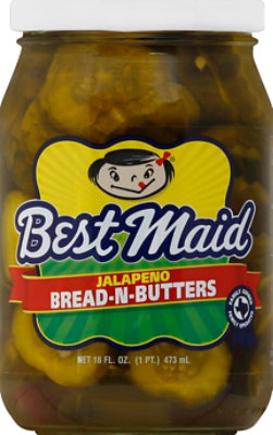 Best Maid Jalapeno Bread-N-Butters - 16 Fl. Oz. - Image 2